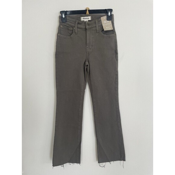 Madewell Kick Out Crop Pants in Garment-Dyed NWT Size 23 - Picture 7 of 8